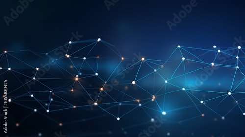 Futuristic digital cityscape with glowing lines and data servers