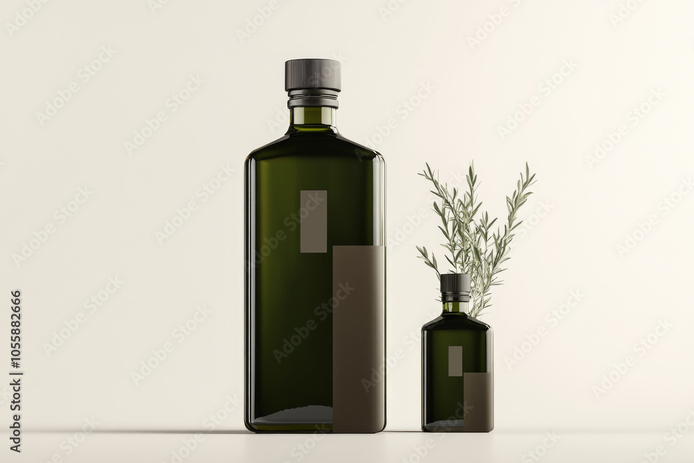 Olive Oil Bottle Mockup
