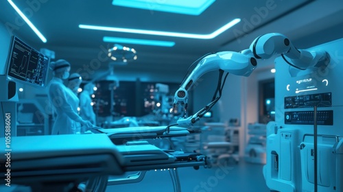 Robotic Arm Assisting Surgeons in Operating Room