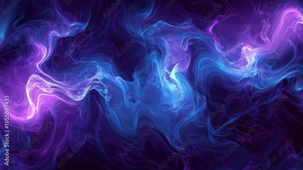 A dark purple and blue background with swirling patterns A dark purple and blue background with swirling patterns