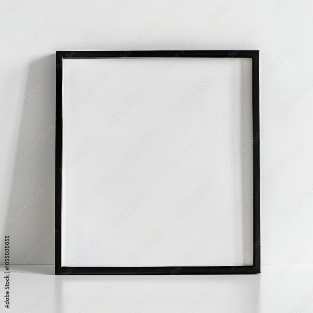 Empty Blank White Mock Up Frame Empty Blank White Mock Up Frame
