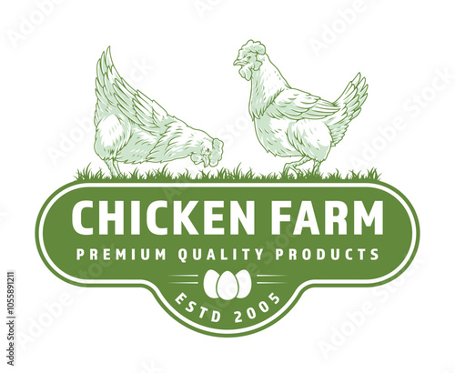chicken farm logo