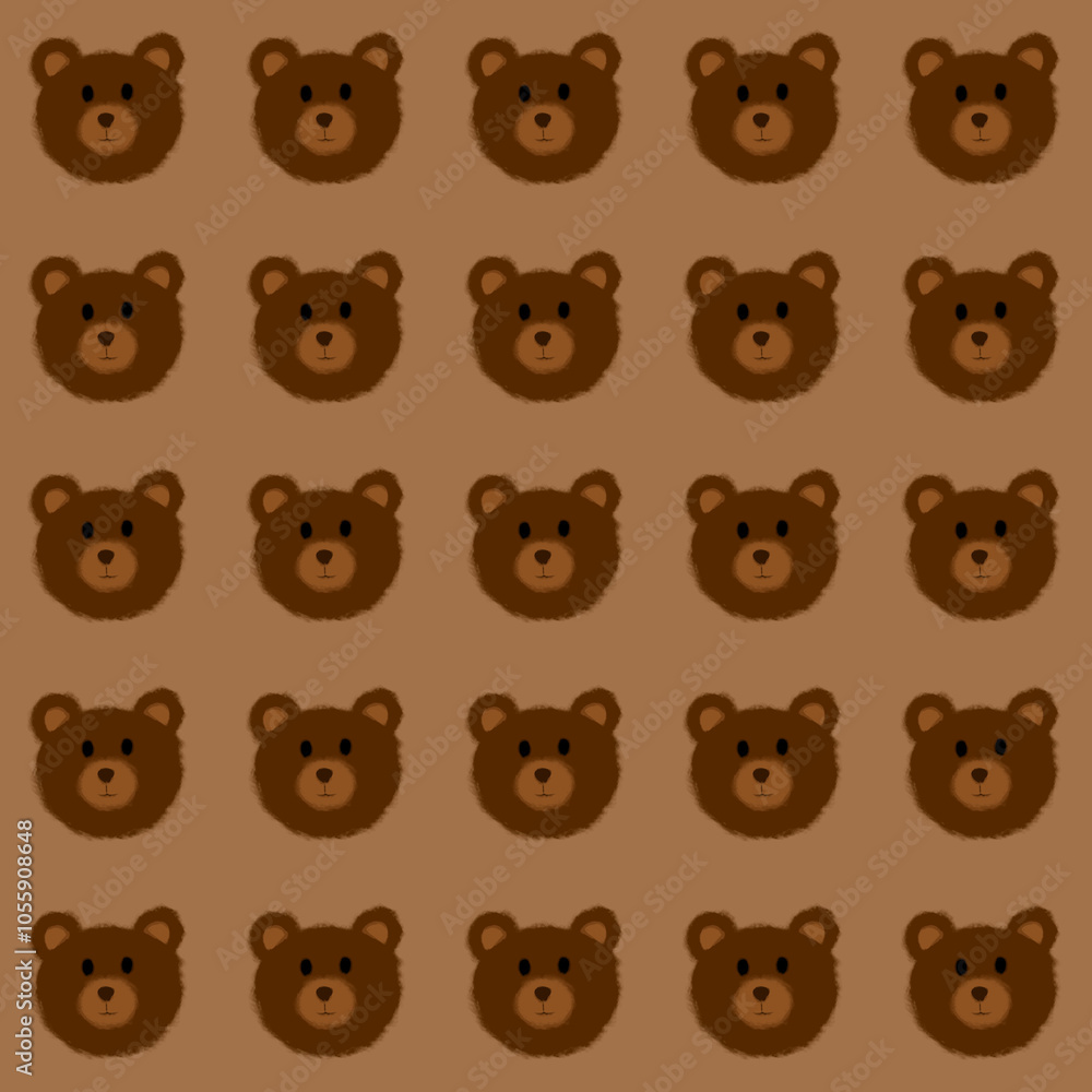 bear pattern background bear pattern background