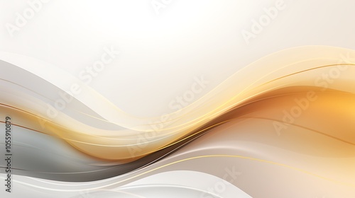 Abstract background with swirling, flowing lines in soft white, gray, and yellow.