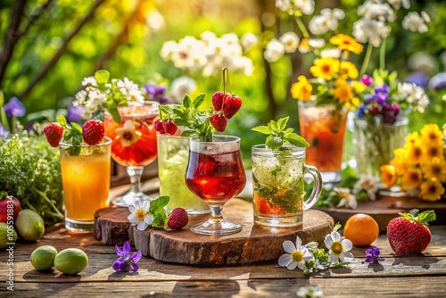 Refreshing Spring Cocktails for Outdoor Gatherings - Bright Colors, Fresh Ingredients, and Seasonal Vibes