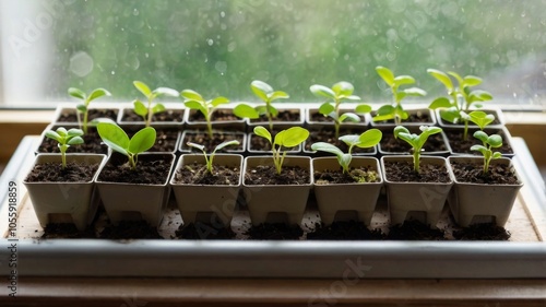 seedlings on the windowsi