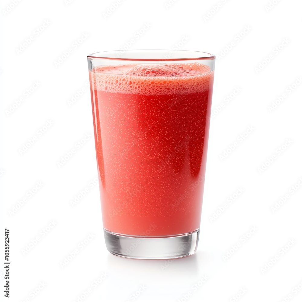 Vibrant red juice in a clear glass, perfect for refreshing drinks and healthy lifestyle promotions. Vibrant red juice in a clear glass, perfect for refreshing drinks and healthy lifestyle promotions.