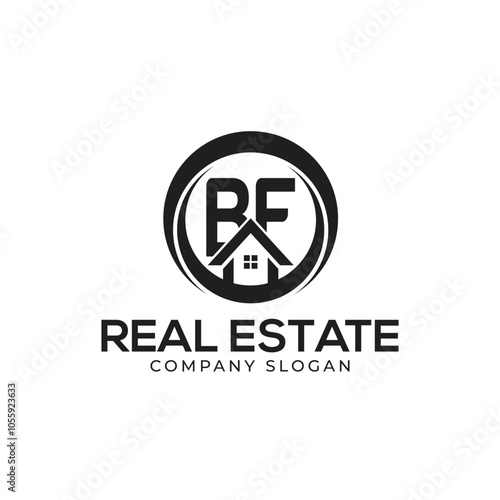 BF Real Estate Logo template