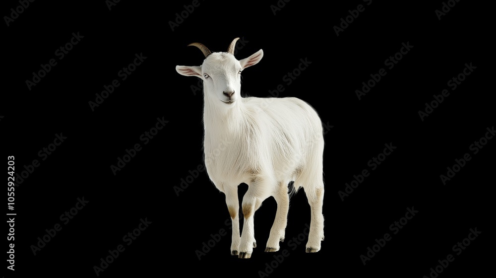 Goat isolated on white background Goat isolated on white background