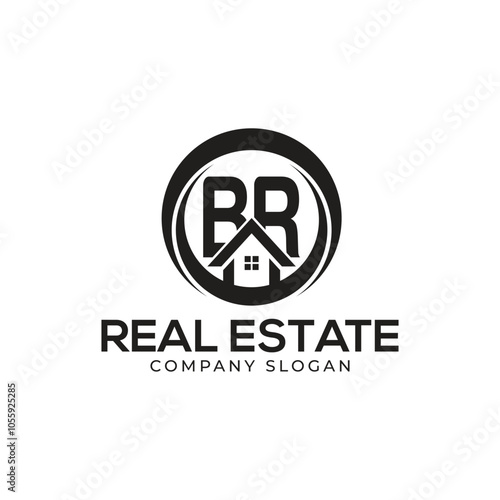 BR Real Estate Logo template