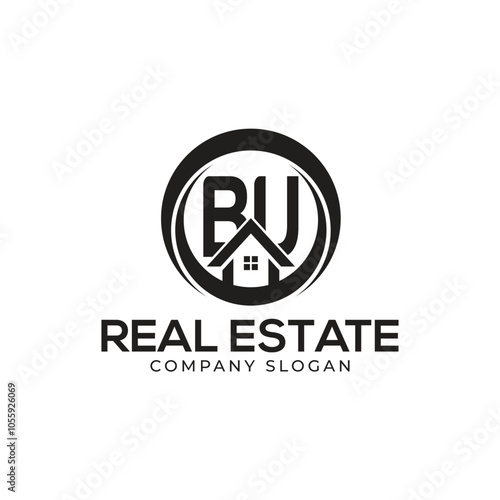BU Real Estate Logo template
