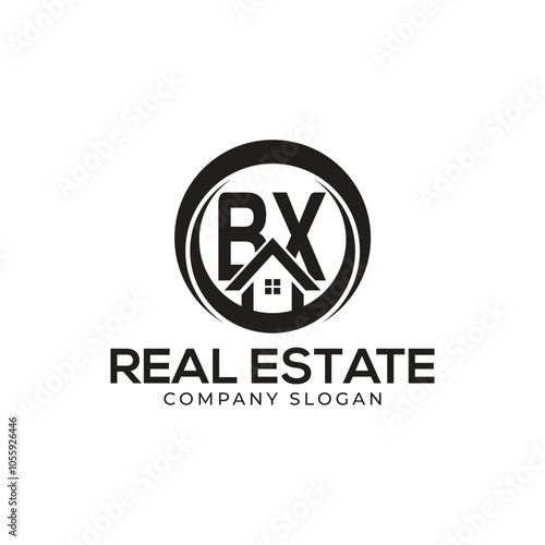 BX Real Estate Logo template