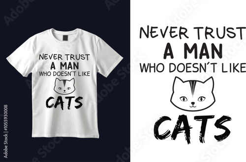 cat t-shirt design