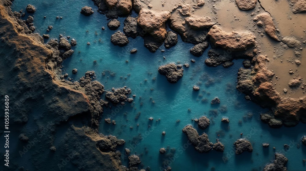 Stunning Top-Down Close-Up of Textured Elements in Nature Stunning Top-Down Close-Up of Textured Elements in Nature