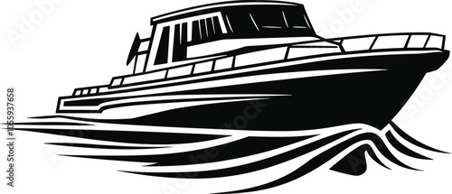 cruise ship vector illustration vector