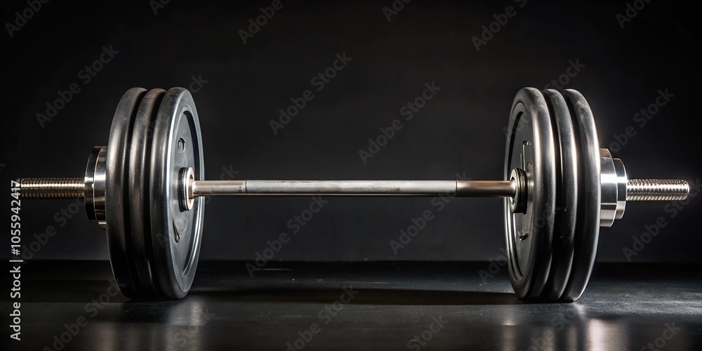 barbell isolated on black background
barbell isolated on black background