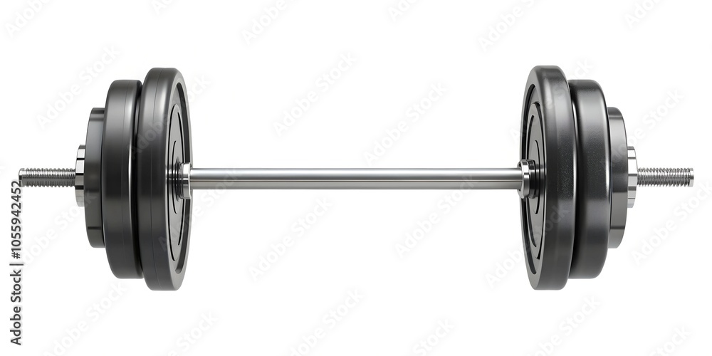 barbell isolated on white background barbell isolated on white background