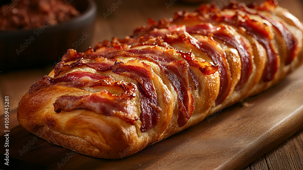 Golden Bacon and Epi Bread Fresh and Savory Golden Bacon and Epi Bread Fresh and Savory