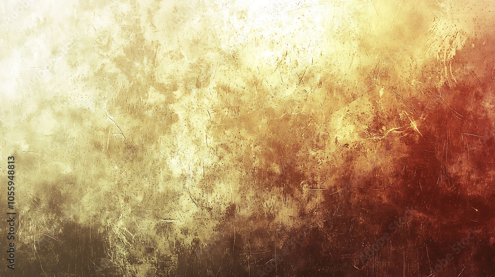 Obraz premium Abstract textured background with warm golden tones
