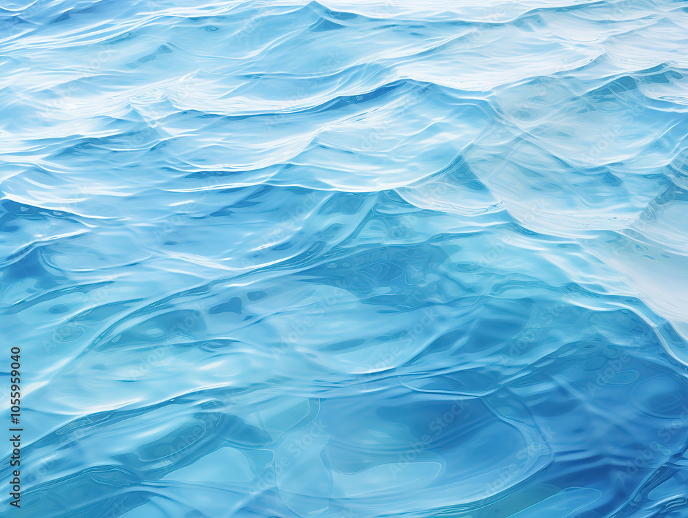 Seamless Water Ripples and Waves Texture - Transparent Ocean Horizon Pattern for Summer Design Seamless Water Ripples and Waves Texture - Transparent Ocean Horizon Pattern for Summer Design