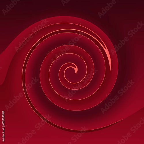 Gradient background top and bottom center dark red and chocolate color wallpaper circle