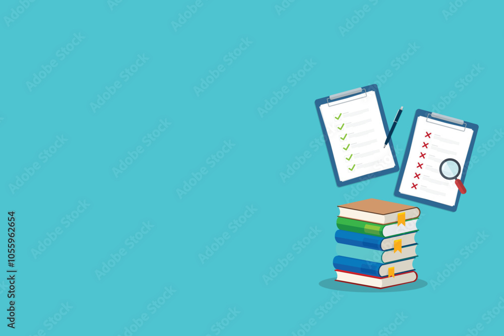 Fototapeta premium Rules and regulations, policy and guideline for employee or users to follow, legal term, corporate compliance or laws, standard.