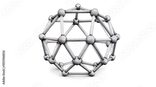 Geodesic Polyhedral Illustration for Design Projects