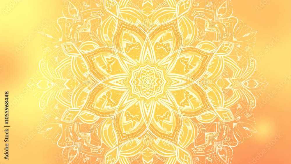 A golden peach mandala that fades into a soft blush, featuring intricate petal textures. The delicate gradient gives it an ethereal, almost glowing quality.
A golden peach mandala that fades into a soft blush, featuring intricate petal textures. The delicate gradient gives it an ethereal, almost glowing quality.