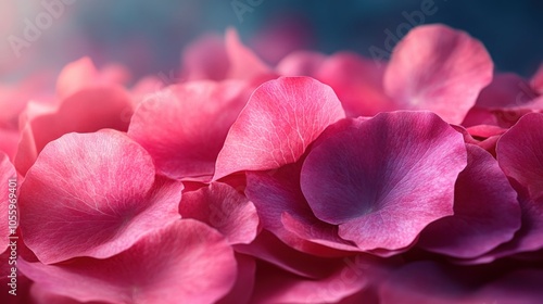 Delicate Rose Petal Texture with a Blurred Effect Ideal for Backgrounds and Designs