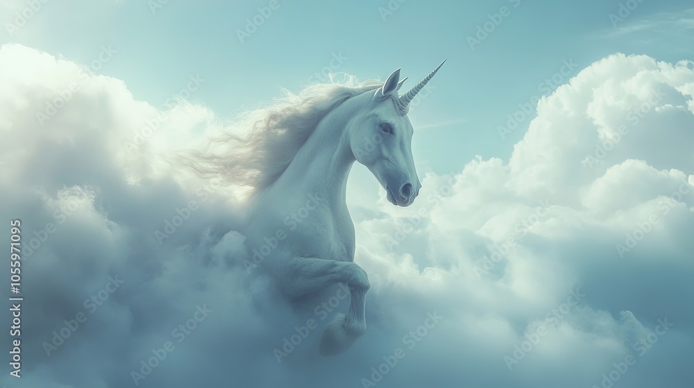 A unicorn in the sky. A unicorn in the sky.
