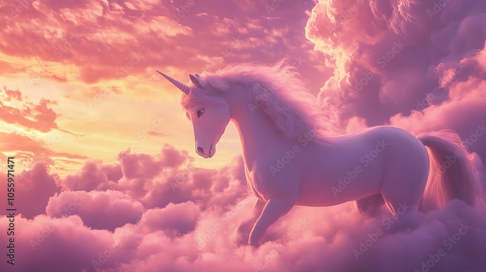 A unicorn in the sky. A unicorn in the sky.