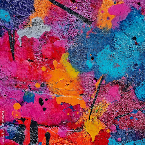 Graffiti Spray Paint Texture