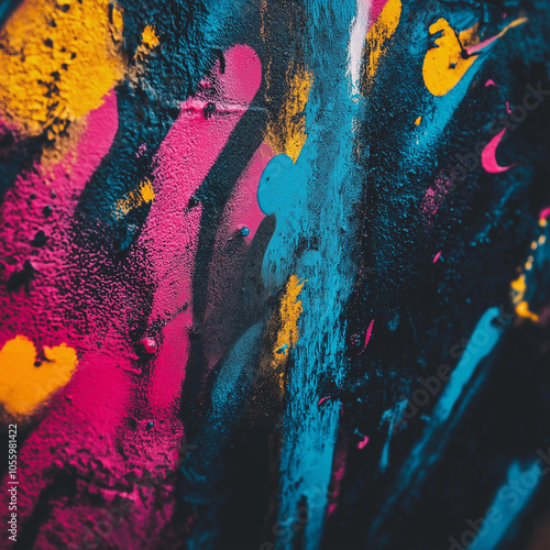 Graffiti Spray Paint Texture