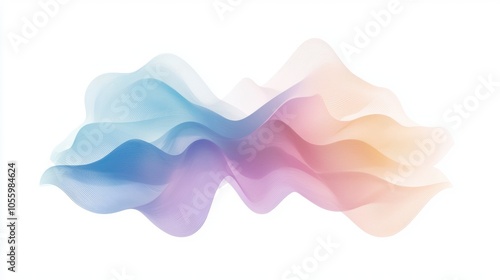 A colorful wave with a purple and orange crest photo