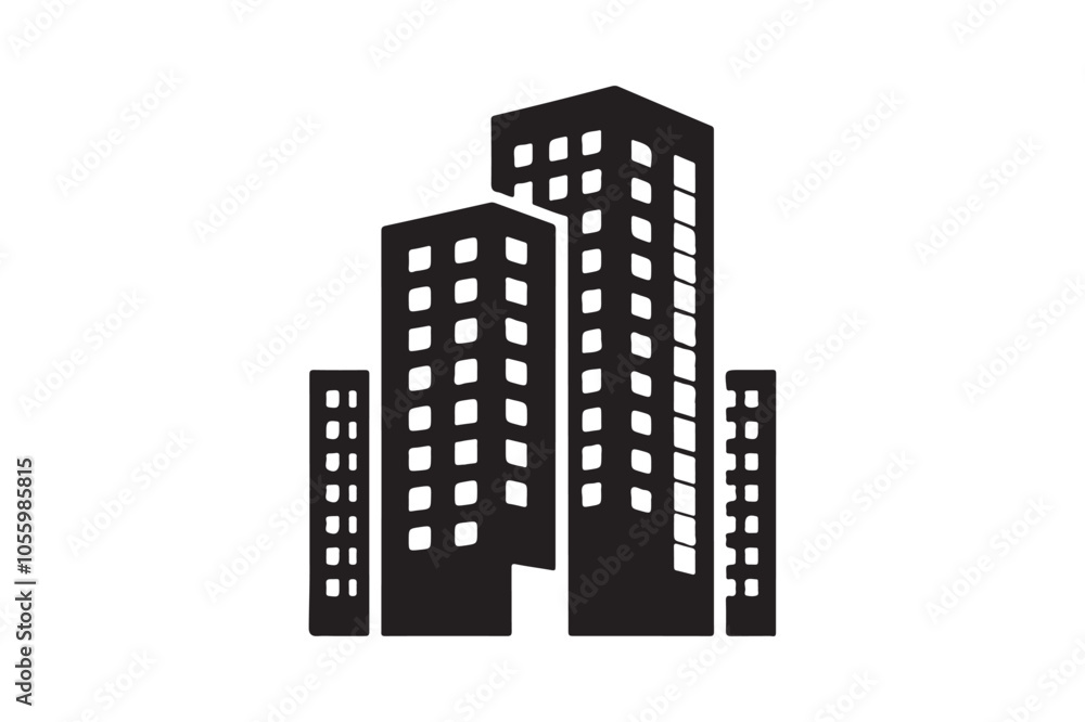 Building Vector silhouette Building Vector silhouette