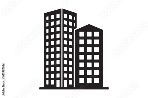 Building Vector silhouette 90.eps