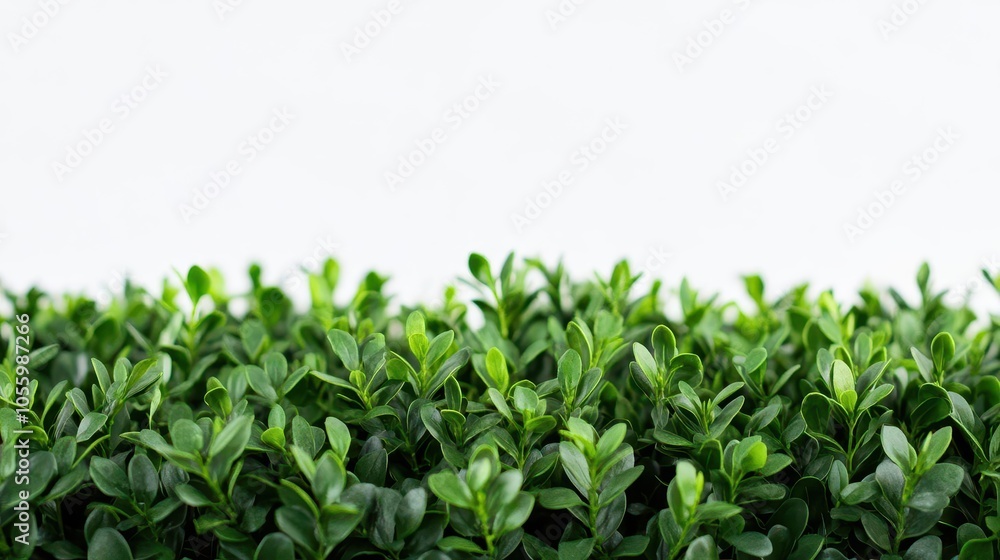 lush green boxwood leaves appear to dance in the air against a bright white background, creating a sense of freshness and vitality. the composition evokes a feeling of nature and organic beauty lush green boxwood leaves appear to dance in the air against a bright white background, creating a sense of freshness and vitality. the composition evokes a feeling of nature and organic beauty