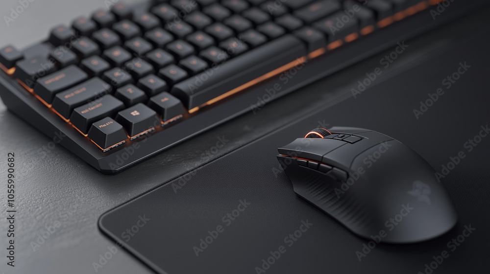 Gaming Keyboard and Mouse with RGB Lighting for Enthusiasts Gaming Keyboard and Mouse with RGB Lighting for Enthusiasts