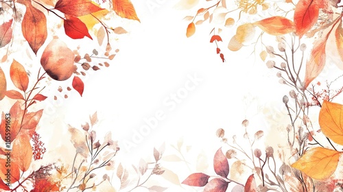 Background image with autumn leaves.