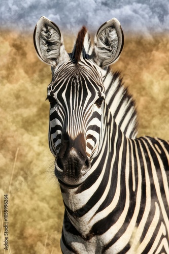 zebra illustration isolated