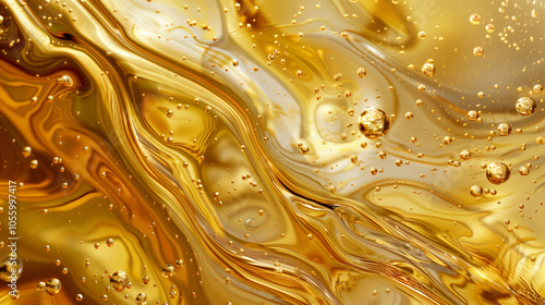 Golden oil background