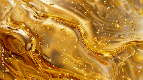 Golden oil background