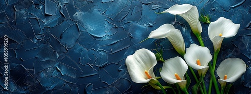 Deepest sympathy card with calla flower on black background condolences on deaths 