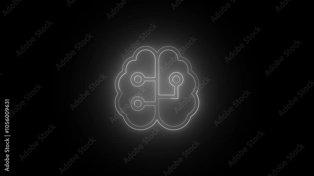 Human brain spinning. Brain Energy and Power. Electrical Digital Brain Animation. Human brain spinning. Brain Energy and Power. Electrical Digital Brain Animation.