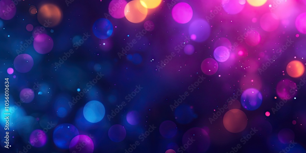 Colorful defocused lights creating a vibrant abstract background for creative projects, design elements Colorful defocused lights creating a vibrant abstract background for creative projects, design elements