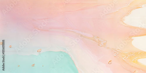 Abstract Pastel Swirl Background.