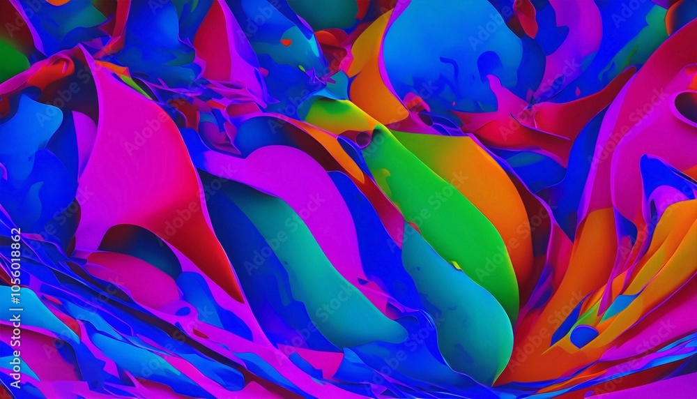 Obraz premium Abstract geometric colorful background