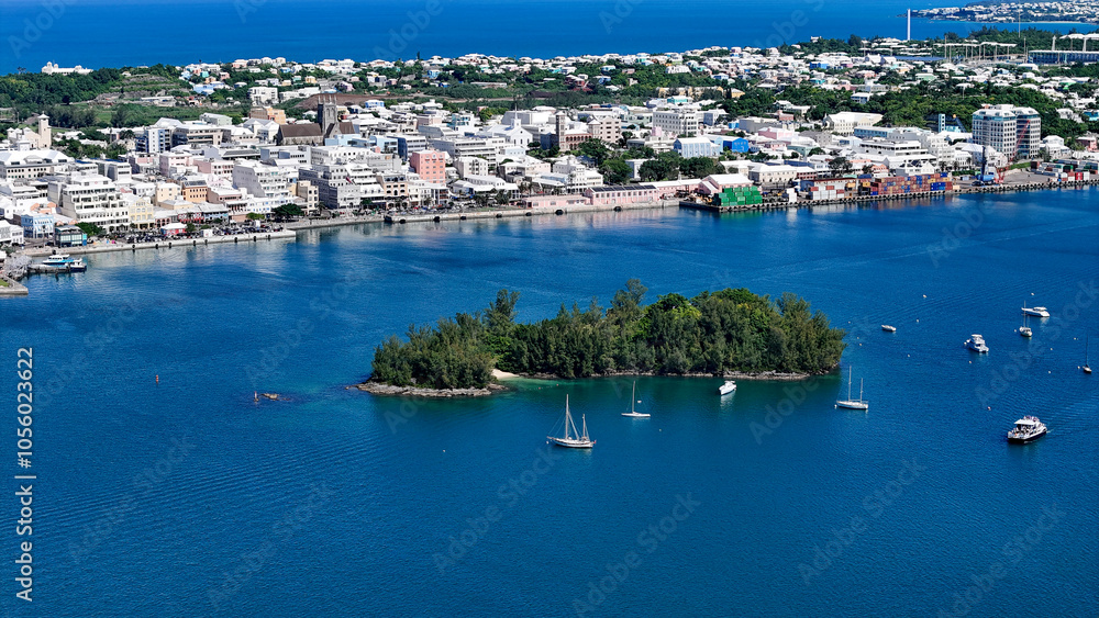 Fototapeta premium Aerial Views of Bermuda