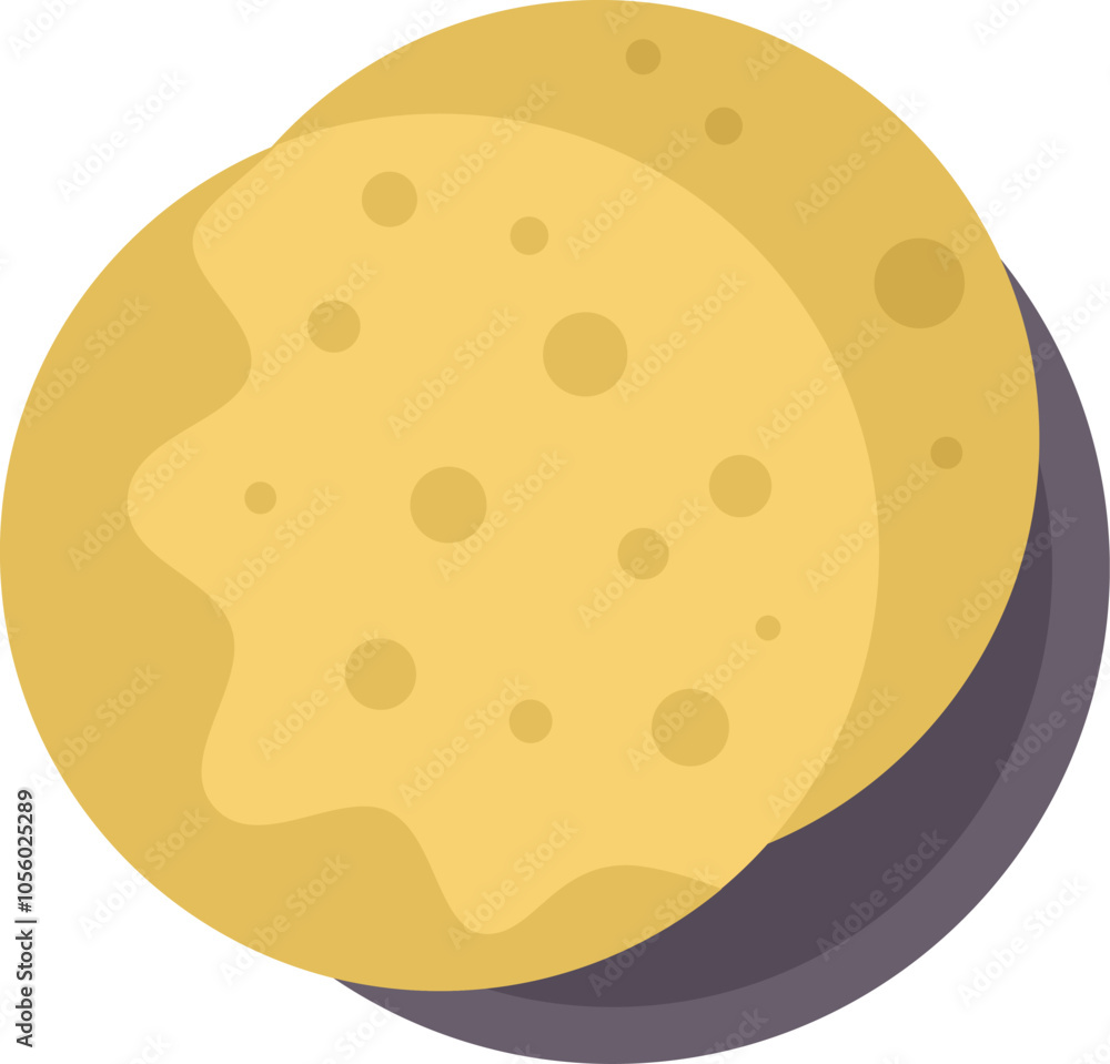 This vector illustration shows two delicious arepas, a popular food in colombia and venezuela, sitting on top of each other This vector illustration shows two delicious arepas, a popular food in colombia and venezuela, sitting on top of each other