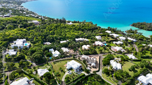 Island of Bermuda Drone Views photo